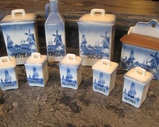 Blue and White Spice set.