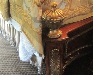 King size Presidential Bedroom Suite, approx 10 pieces in total with bedding and Serta Mattress (Hardly used guest bedroom set). 