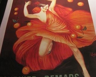 Large reproduction posters.