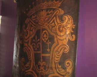 Leather Wall Banner.