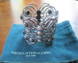 Barry Kieselston Cord:  Butterfly Bracelet.