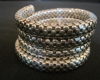 John Hardy: Sterling Silver Snake Bracelet.
