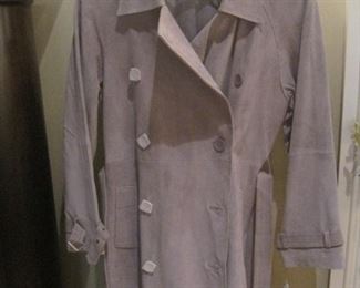 New with tags suede coat by Margaret Godfrey . 