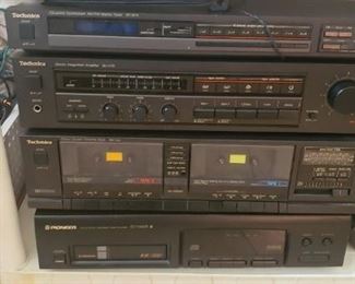 audio equipment, receiver, tape deck