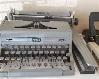 vintage Royal typewriter