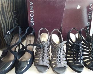 ladies shoes, heels, size 7.5