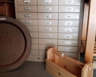 Cole steel 33 drawer cabinet