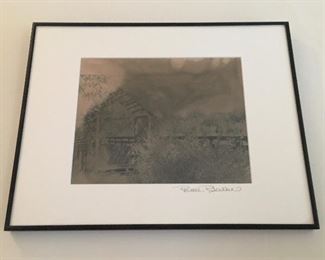 Pergola by Raeanne Rubenstein. Silver gelatin print, 18" x 14" including frame.