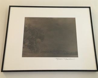 Aubrey's View, Williamson Co, 1999 by Raeanne Rubenstein. Silver gelatin print, 18" x 14" including frame.