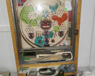 Pachinko machine with ball bearings