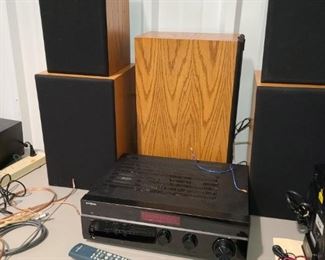 Stereo console and speakers