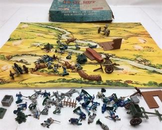 MARX TOYS BLUE & GRAY SOLDIERS