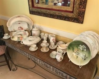 Victorian Hand painted china pieces