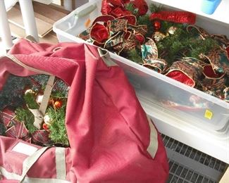 LOTS of Christmas garland to be had....