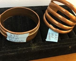 solid copper bracelet