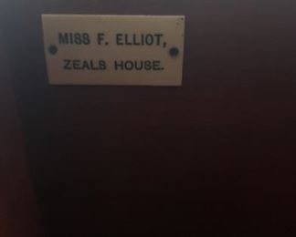 Miss F. Elliot Zeals House