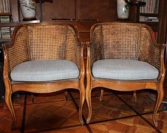cane back chairs