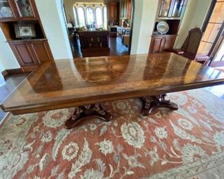 Inlaid Dining Table, Imported from Sorrento Italy