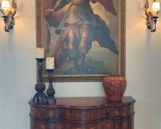 St. Raphael Angel painting, Ebanista