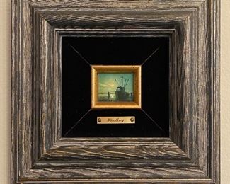 Original miniature painting by Dalhart Windberg