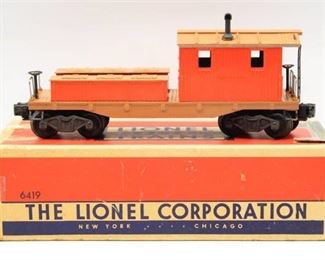 Lionel Train 6419 Wrecking Car in Original Box