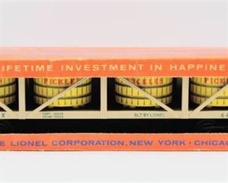 Lionel Train No. 6475 Pickle Car in Original Box