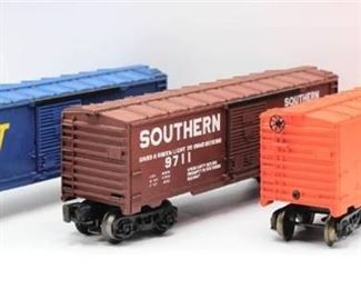 Lionel Train Lot of 3 Box Cars in Original Boxes - 6-9705, 6-9711, and 6-9752