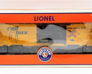 Lionel Train No. 6-36789 Railbox Boxcar with Diesel Trainsounds in Original Box