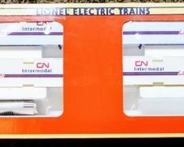 Lionel Train Set No. 6-16912 Canadian National Maxi-Stack Flatcars in Original Box