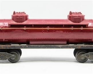 Lionel Train No. 2465 Red Painted Tank Car