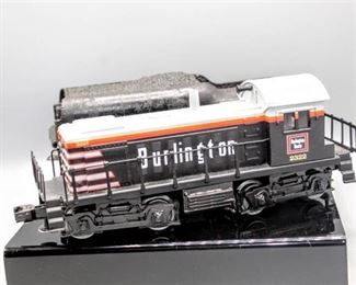 Lionel Train O Scale Vintage Burlington 2322 and Tender Car 2671W
