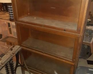 Barrister bookcase antique