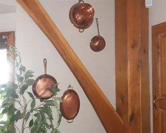 Vintage 1950s copper kitchen decor