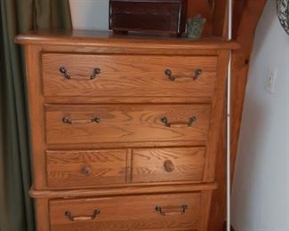 6 drawer Oak dresser