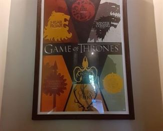 Game of Thrones framed art print