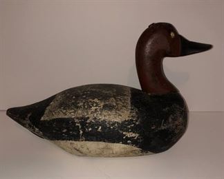 Canvasback Wooden Duck Decoy