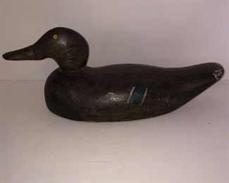 Black Duck Wooden Duck Decoy