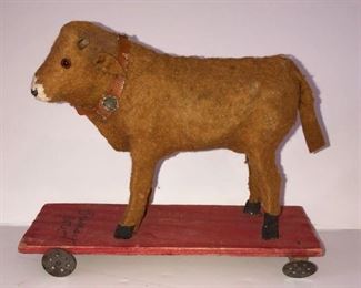 Early Cow On Wheels