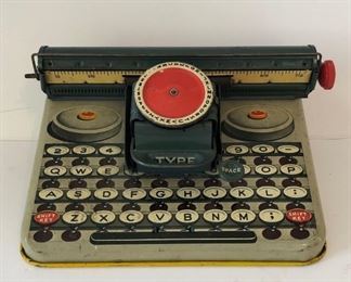 Unique Tin Typewriter
