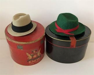 Salesman Sample Hats, Stetson & Knox