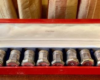 Item 47:  Cartier Silver Salt & Pepper Shakers:  $155