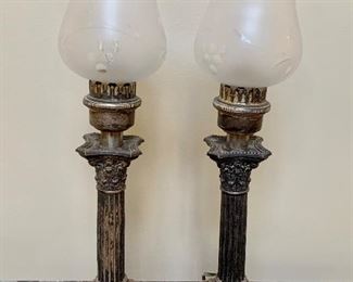 Item 49:  (2) Lamps - 15": $40