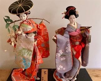 Item 81:  (2) Geisha Girls -  $28 each                                                                              Tallest - 20"