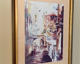 Item 106:  Lithograph - 20.5" x 26":  $150