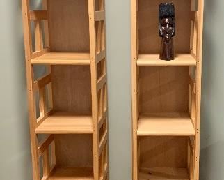Item 116:  (2) Wooden Cubby Shelves - 10.5"l x 11.5"w x 70.5"h:  $65 each