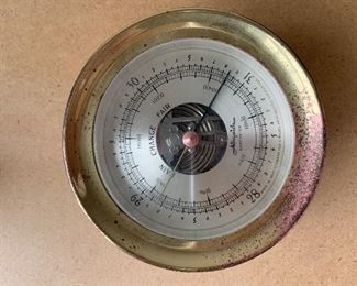 Item 80:  Airguide Barometer - 5" x 3":  $15