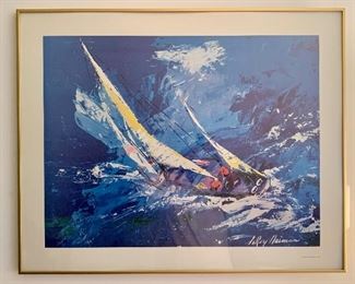 Item 134:  Leroy Neiman Print - 30" x 24":  $85