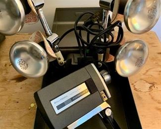 Item 225:  Bell and Howell FilmSound 8 Movie Camera, 1960s: $95