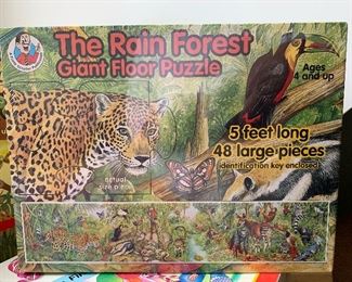 Item 229:  The Rain Forest Giant Floor Puzzle: $20