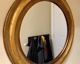 Item 56:  Gold Gilt Mirror - 20" x 20": $45